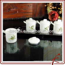 4 pcs ceramic spice jars